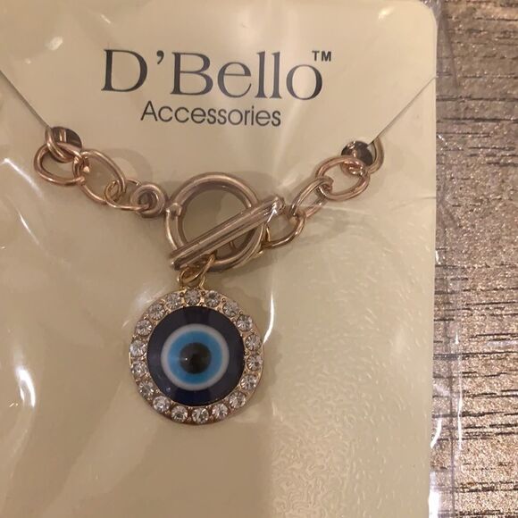 Chain blue eye bracelet - Picture 2 of 4